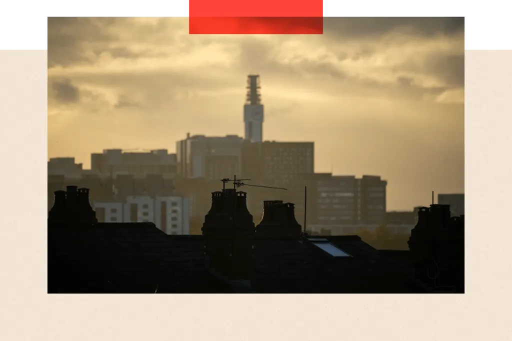 A view across Saltley and Birmingham city centre 