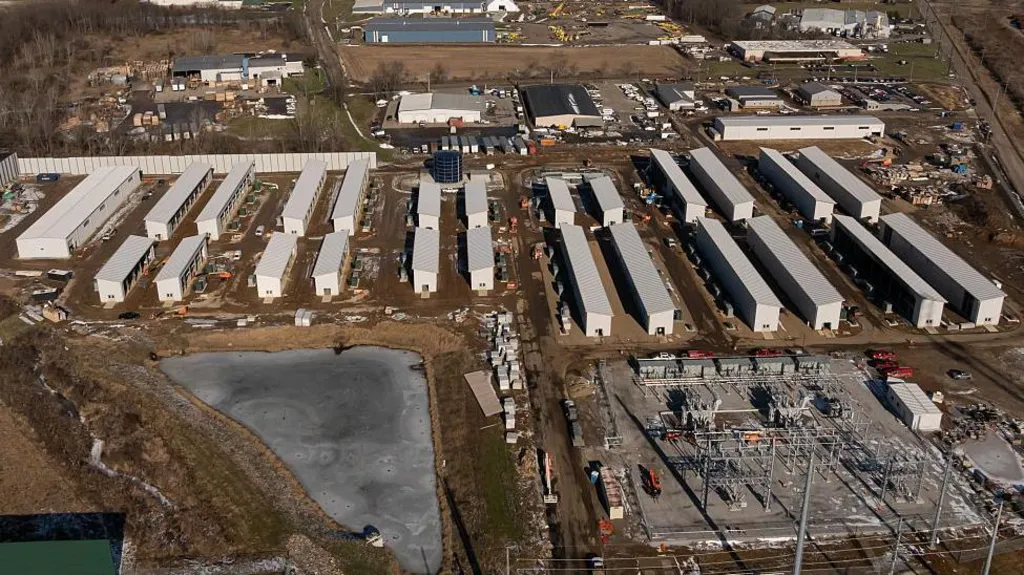 A huge, multi-building data centre in Ohio, US