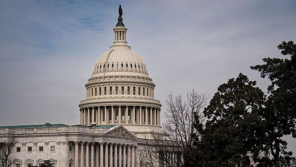 A view of the US Capitol building in Washington, DC.