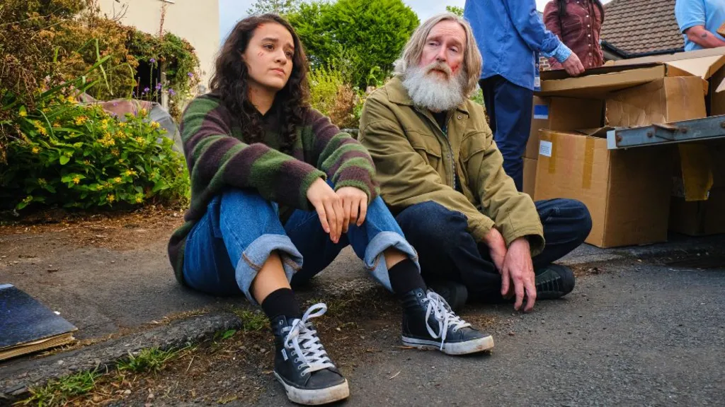 Kacey (Lauren Patel) and Michael (Pearce Quigley) in Small Prophets