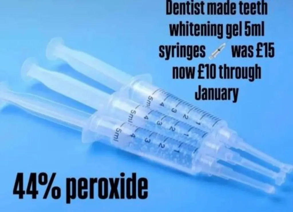 Three syringes on a blue background with black text. 