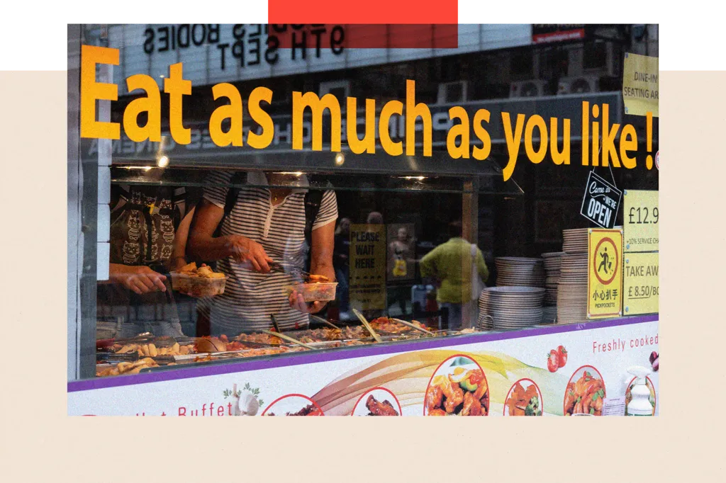 An eat as much as you like restaurant