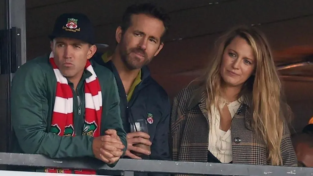 Mac, Reynolds and Lively in the stands of the Racecourse