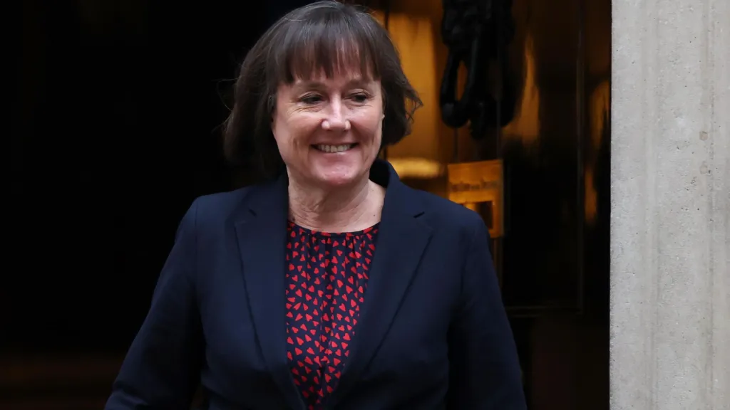 Jo Stevens leaving Downing Street following a cabinet meeting on Tuesday.